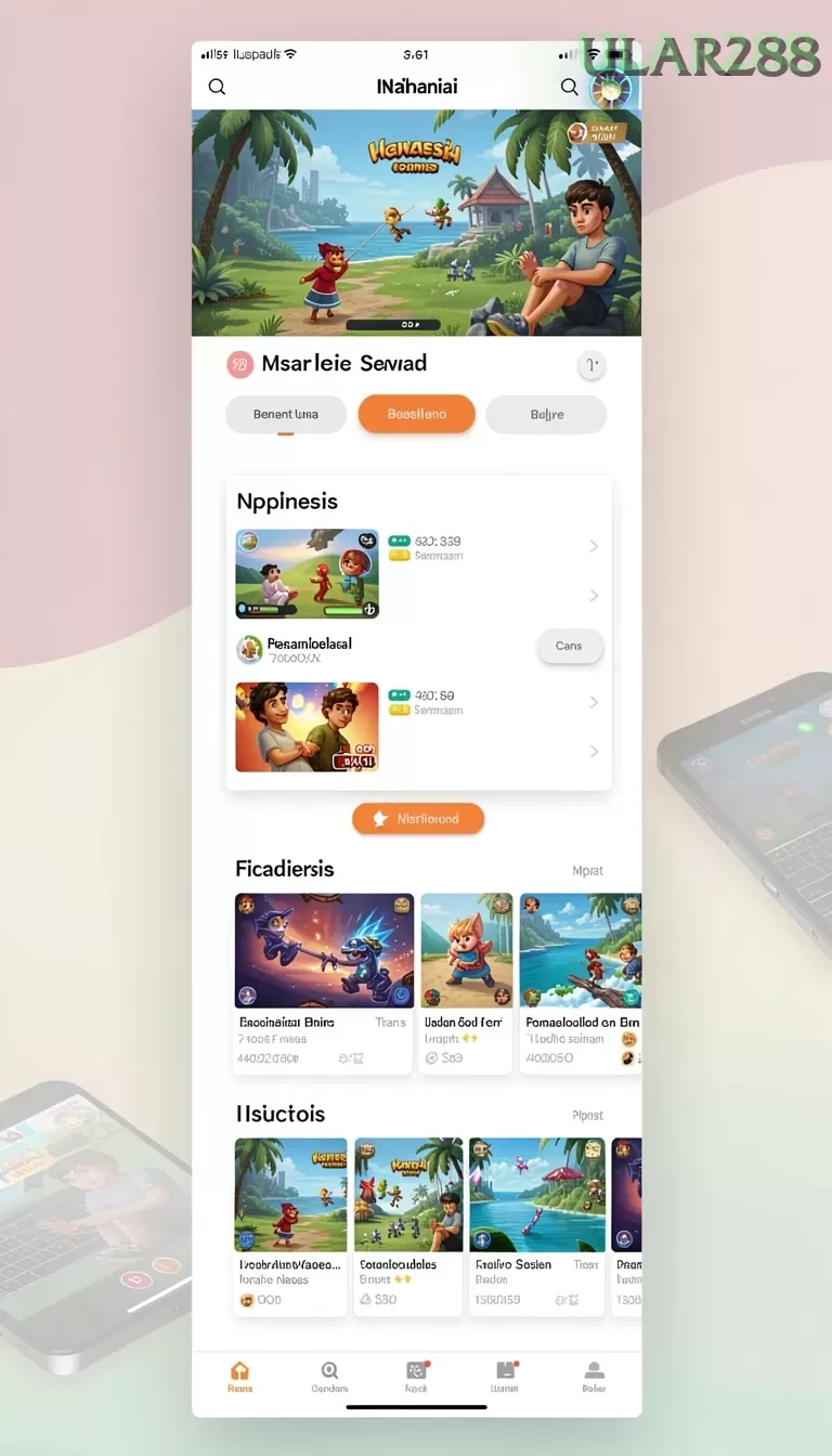Cuplikan layar FA99 — menu navigasi