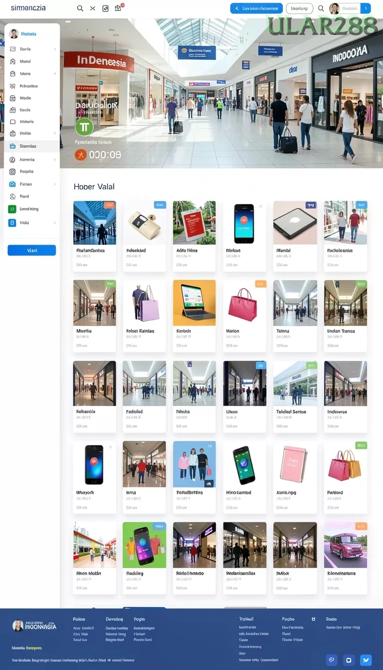 Cuplikan layar 88ID — menu navigasi